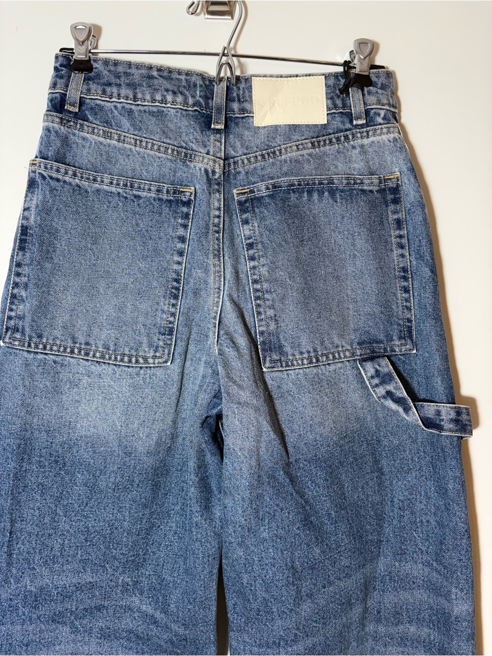 NEW GRLFRND Paola High Rise Barrel Leg Jeans Size 24 In Eaton Canyon - Picture 6 of 11
